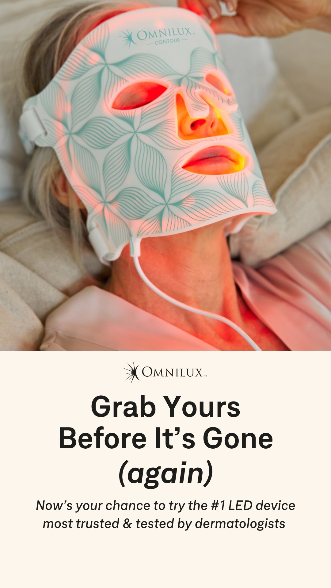Omnilux · 'BACK IN STOCK, shop before we sell out again'