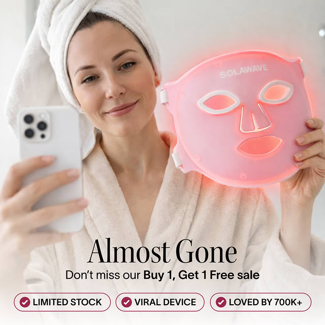 Solawave · SW11 'Almost Gone' selfie